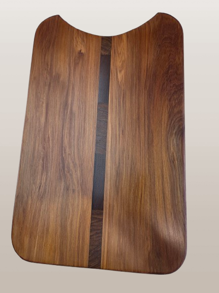 Native NZ Rimu with Rosewood and Kwila insert platter