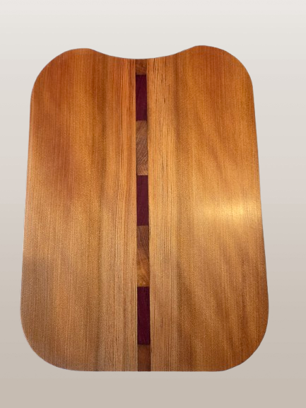 Kauri with Purpleheart and Kauri insert platter