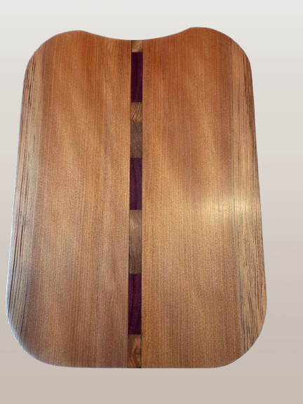 Kauri with Purpleheart and Kauri insert platter