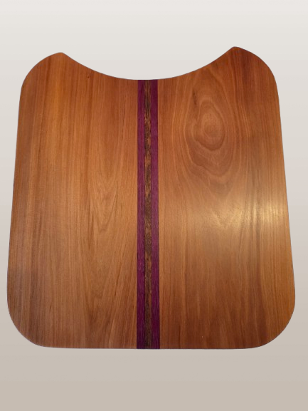 Rimu with Purpleheart and Kauri insert platter