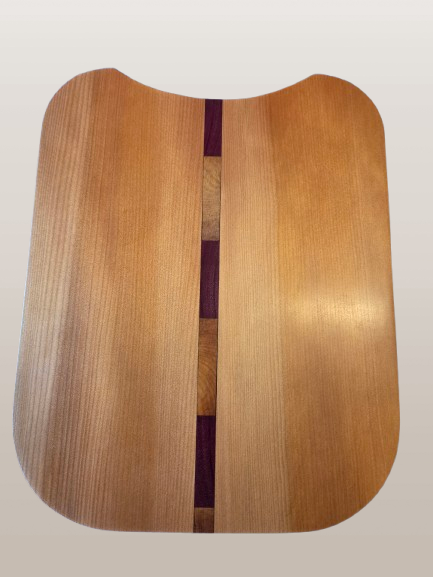 Kauri with Purpleheart and Kauri insert platter